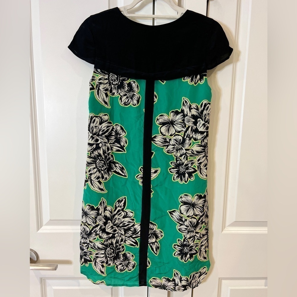 ANTHROPOLOGIE {Maeve} Ayame Silk Floral Zip Up Dress | 2 - Picture 5 of 9